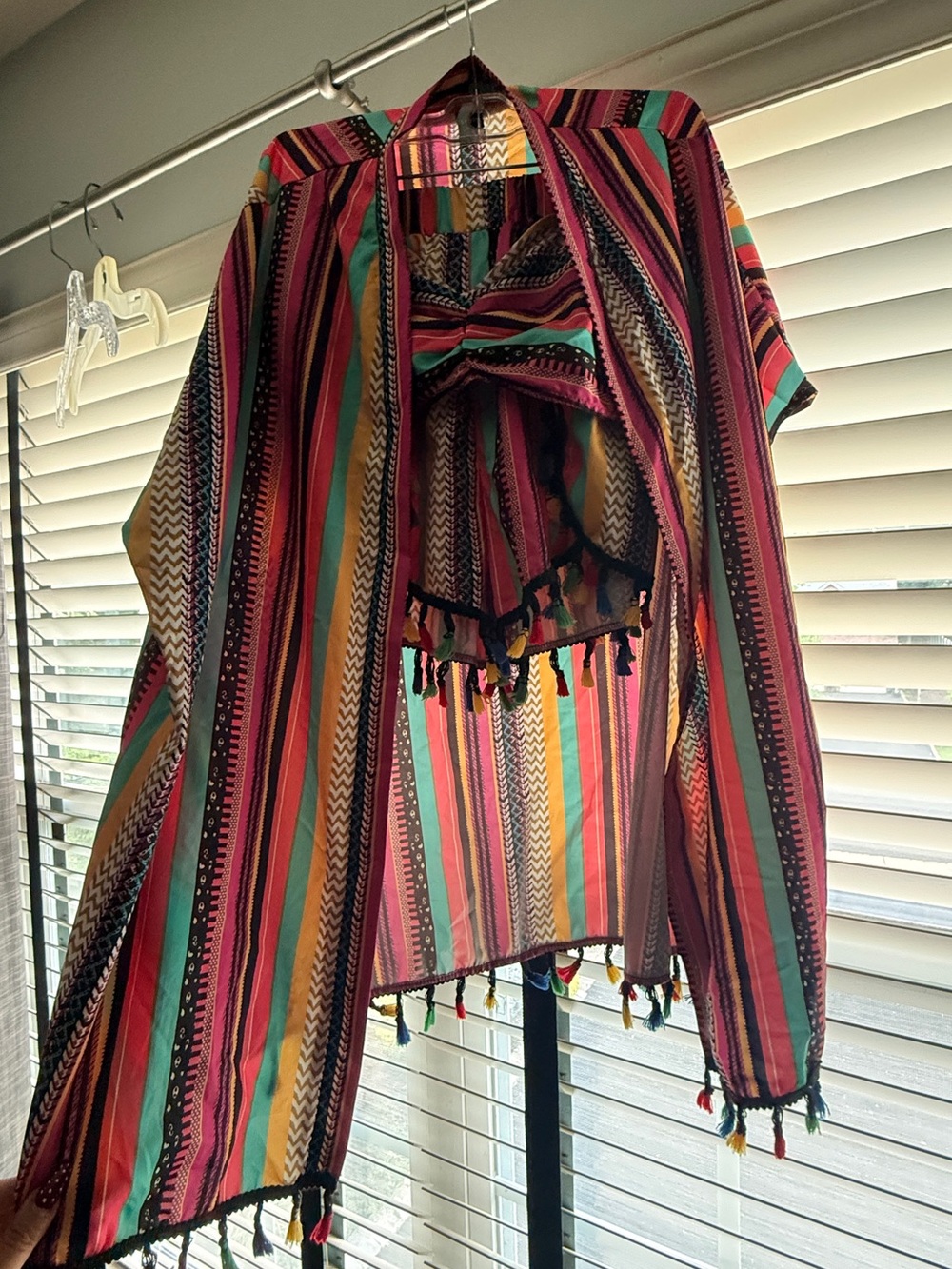 Women’s Striped Multicolor 3 Piece Vacation Set - Picture 9 of 9